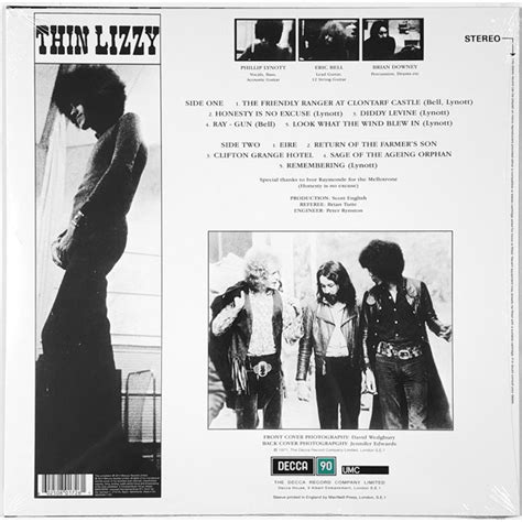 Thin Lizzy Thin Lizzy Lp 1971 Rock Vinyl Reissue Record Classic Irish