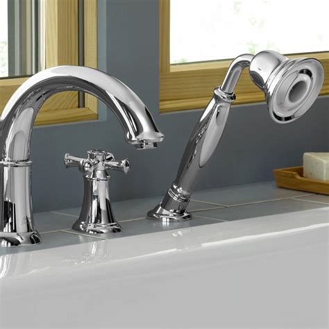 Before you replace a bathtub faucet. Portsmouth Deck-Mounted Bathtub Faucet with Cross Handles ...