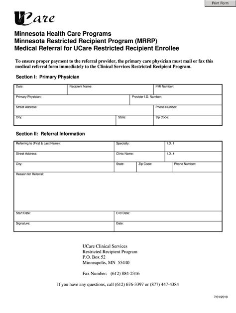 Mri Referral Form Template Fill Online Printable Fillable Blank Sexiz Pix