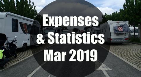 Our Stats And Expenses For March 2019 Motorhome Europe