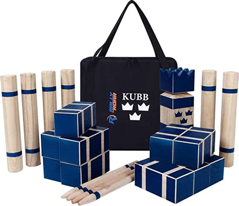 Kubb Premium Set Yard Game Set For Adults Families Fun