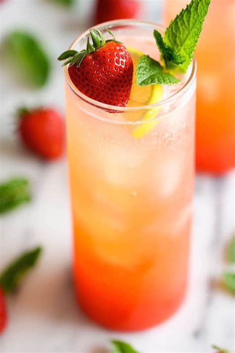 Sparkling Strawberry Lemonade Sparkling Strawberry Lemonade Food