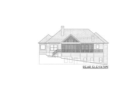 Plan 24389tw 4 Bed Craftsman House Plan With Walk Out Basement