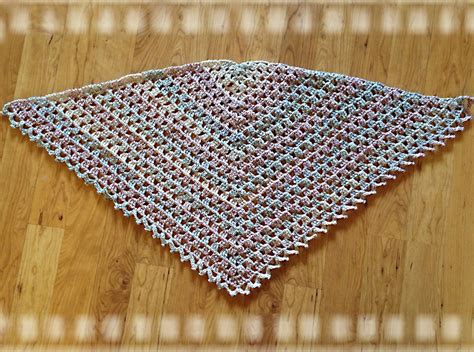 Triangular Prayer Shawl Crochet Pattern To Lift Up Your Spirit Aprils