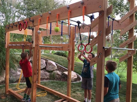 Klettergerüst Garten In 2020 Kids Obstacle Course Backyard Obstacle