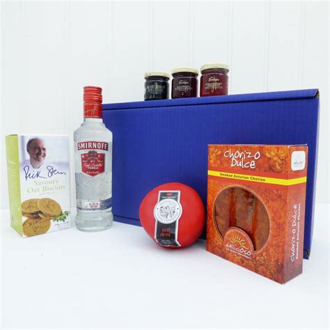 The Ultimate Smirnoff Vodka Gents Delights Christmas Hamper Blue