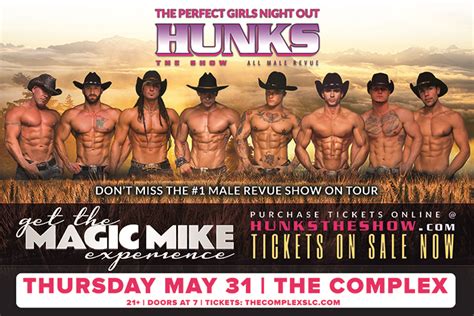 Tickets For Hunks The Show In Salt Lake City From Showclix