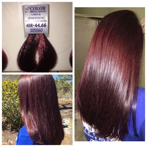 Ion Color Brilliance Medium Intense Red Hair Pinterest Ion Color