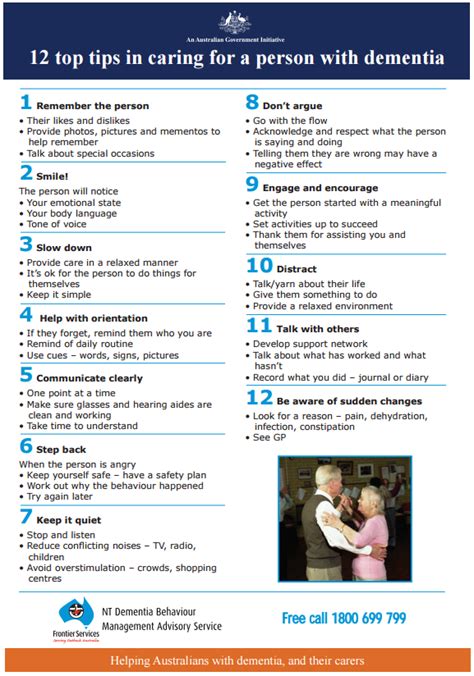 12 Top Tips In Caring For People With Dementia Dementia Design And