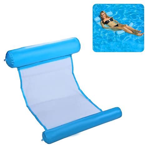 Swimming Pool Float Hammock Multi Purpose Inflatable Hammock Water
