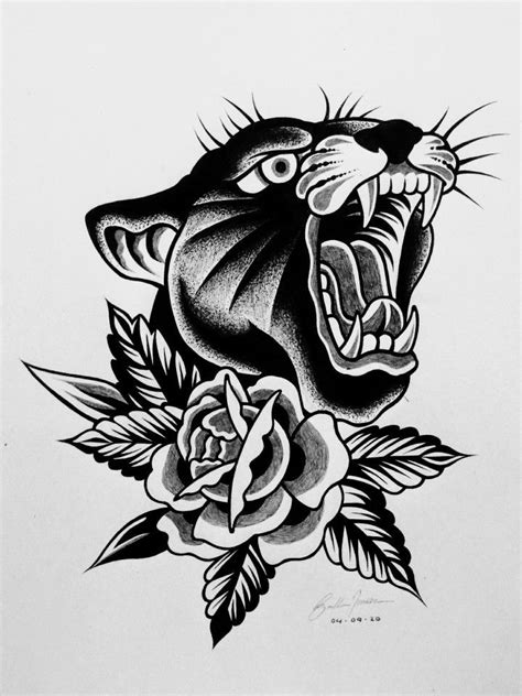 Black Panther Old Tattoos Tattoos Arm Tattoo