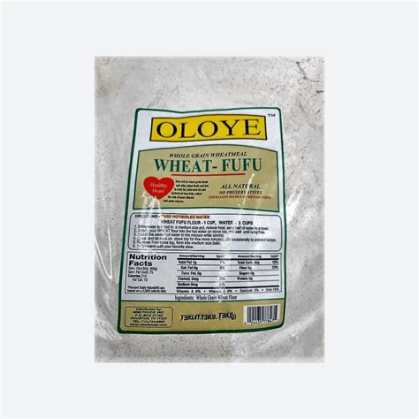 Oloye Wheat Fufu Flour-10lbs-Authentic and Wholesome Fufu Flour for