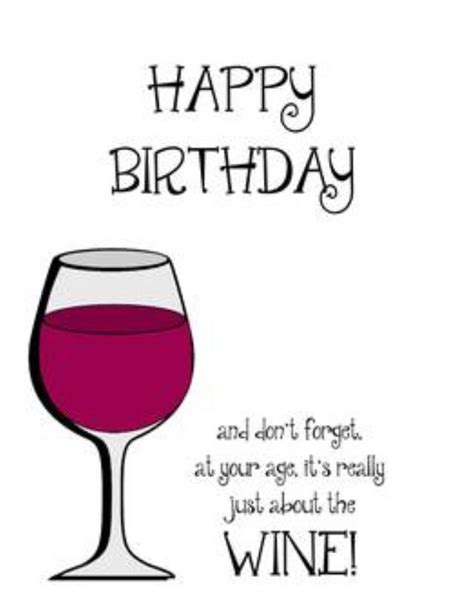 Happy Birthday Quotes With Wine Shortquotescc