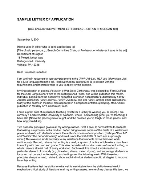 Cover Letter For Lecturer Position Jason Lyman