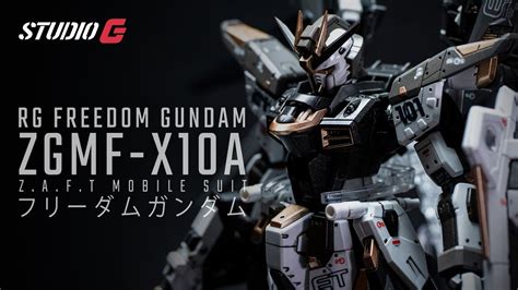 Gunpla Custom Build Rg 1144 Freedom Gundam Youtube