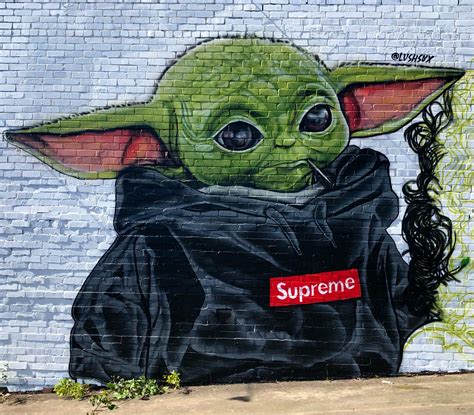 Supreme Baby Yoda Wallpapers Wallpaper Cave