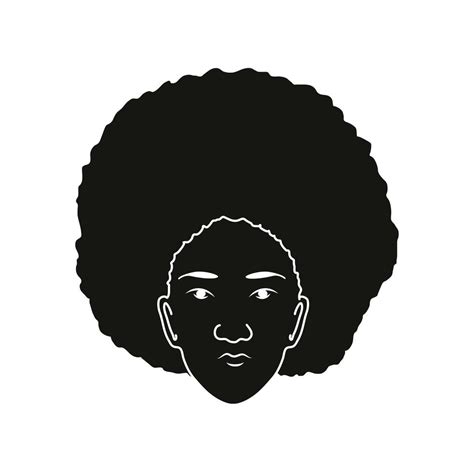 Silhouette Afro Woman 3730635 Vector Art At Vecteezy