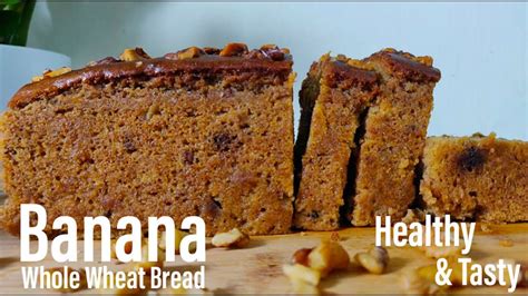 Thousands of people make it every day. HEALTHY whole wheat banana bread | EGGLESS moist BANANA BREAD | Best Bites - YouTube