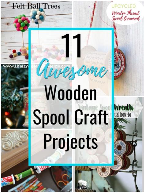 Wooden Spool Craft Projects Create With Claudia