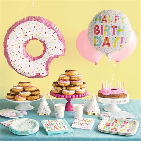 Donut Party Plastic Tablecloth 84 X 54 In 1ct