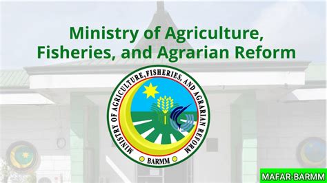 Ministry Of Agriculture Fisheries And Agrarian Reform Barmm Profile