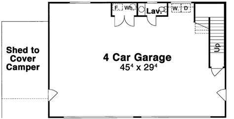 4 Car Garage Plans With Apartment Above For Value House Addition Amazing