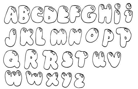 13 Bubble Letter Font Images Bubble Letters Alphabet Font Printable Bubble Letters Alphabet