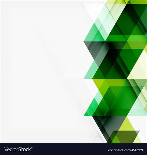 Geometric Modern Abstract Green Background Free Template Ppt Premium