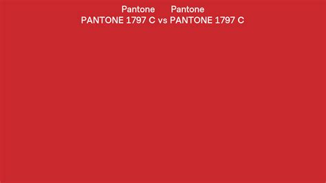 Pantone 1797 C Vs Pantone 1797 C Side By Side Comparison