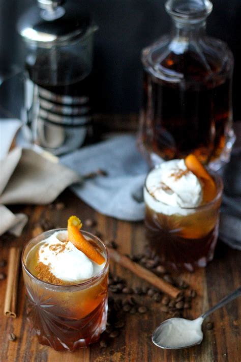 Cozy Coffee Cocktail Coffee Old Fashioned She Eats Recipe In 2020 Cinnamon Simple Syrup
