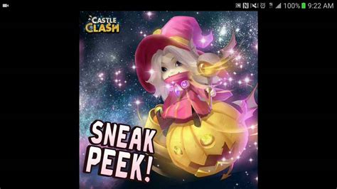 Castle Clash Sneak Peek New Halloween Hero Trixie Treat Youtube