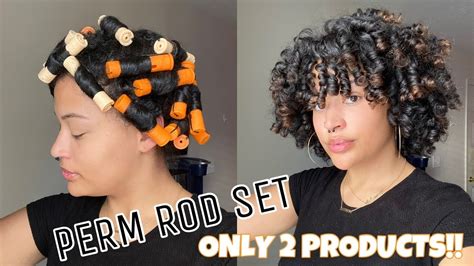 A little side note natural oils are great for your hair. HOW TO | PERM ROD SET ON NATURAL HAIR | ONLY 2 PRODUCTS ...