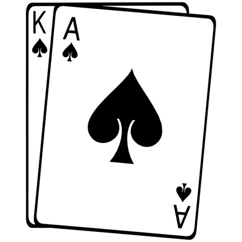 Playing Cards King And Ace Of Spades Sticker