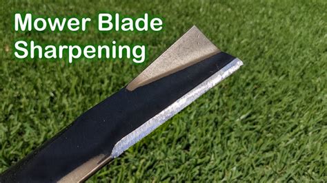 Sharpening Manual Lawn Mower Blades