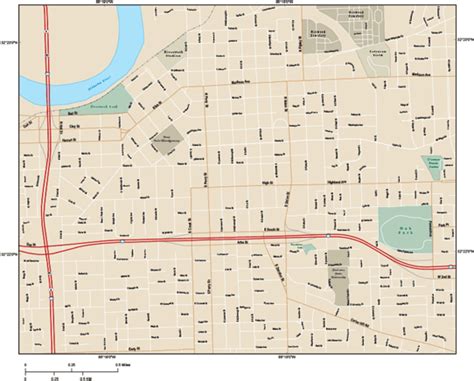 Montgomery Downtown Wall Map By Map Resources