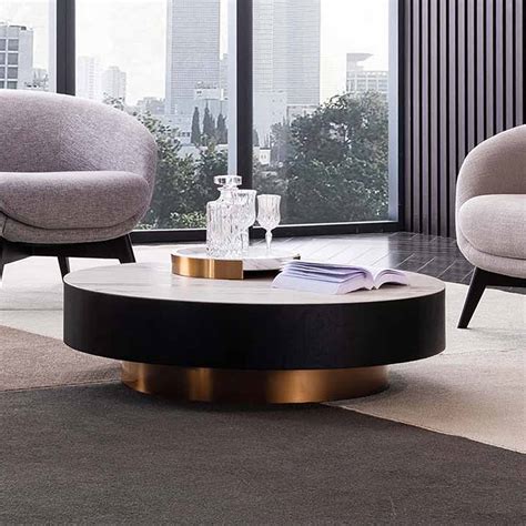 Two clear glass shelves give you enough space to place. HELLA COFFEE TABLE ROUND - Casa Lusso Furniture UAE