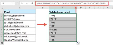 Connect and share knowledge within a single location that is structured and easy to search. How to check if the email address is valid or not in Excel?