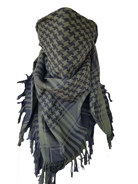 shemagh cotton green scarf for men military tactical desert etsy