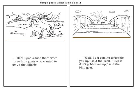 These activity pages and worksheets are ideal for a wide range of kids, from preschool to grade school. Billy Goats Gruff Colour - Cliparts.co