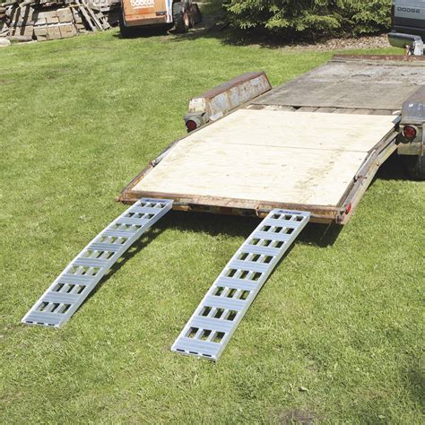 Ultra Tow Heavy Duty Arched Aluminum Loading Ramp Set 5000 Lb