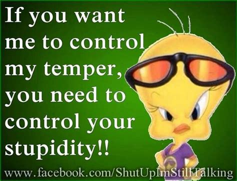 Temper Funny Cartoon Quotes Sarcastic Quotes Funny Cartoon Jokes