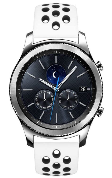 Harley ronda 585 3 hand watch movement. Longines Compatible White & Black Silicone Replacement ...