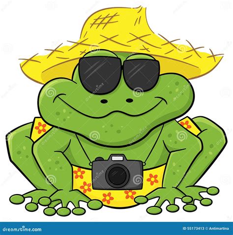 Frog On Camera Stock Photography 67510004