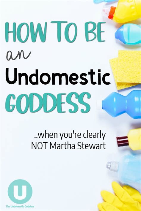 How To Be An Undomestic Goddess ⋆ The Undomestic Goddess
