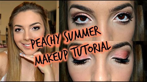 Peachy Summer Makeup Tutorial Youtube