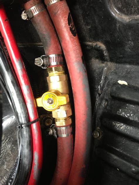 These units are designed to inform you if there is a leakage or any water problem in your home. Rear heater hose manual shut off valve installed! | IH8MUD ...