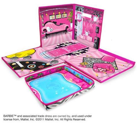 Neat Oh Barbie Zipbin Dream House Toybox And Playmat Its A Barbie