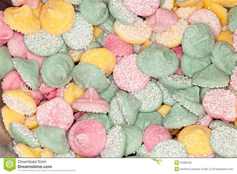 Pink Yellow And Green Candy Drops Treats Stock Photo Image Of Hard