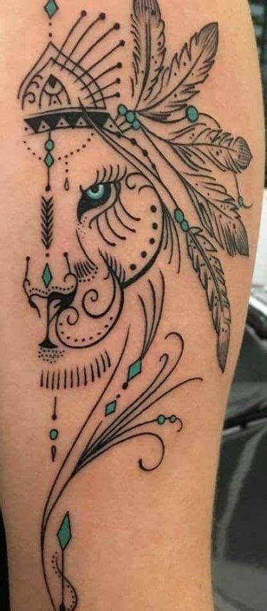 Tattoo Thigh Lion Design 61 Ideas Leg Tattoos Trendy Tattoos
