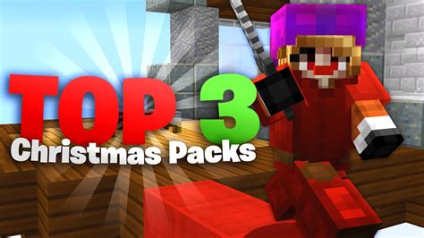 Top 3 Christmas Pvp Texture Packs For Bed Wars Youtube
